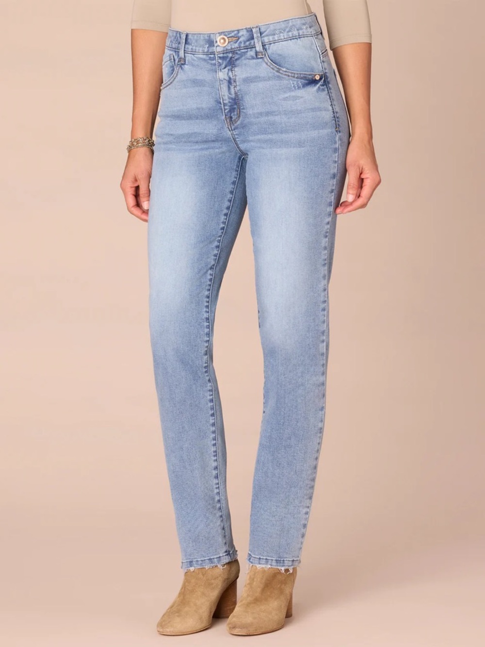 NWT Democracy “Ab” Solution High-Rise Vintage Straight Leg Jeans